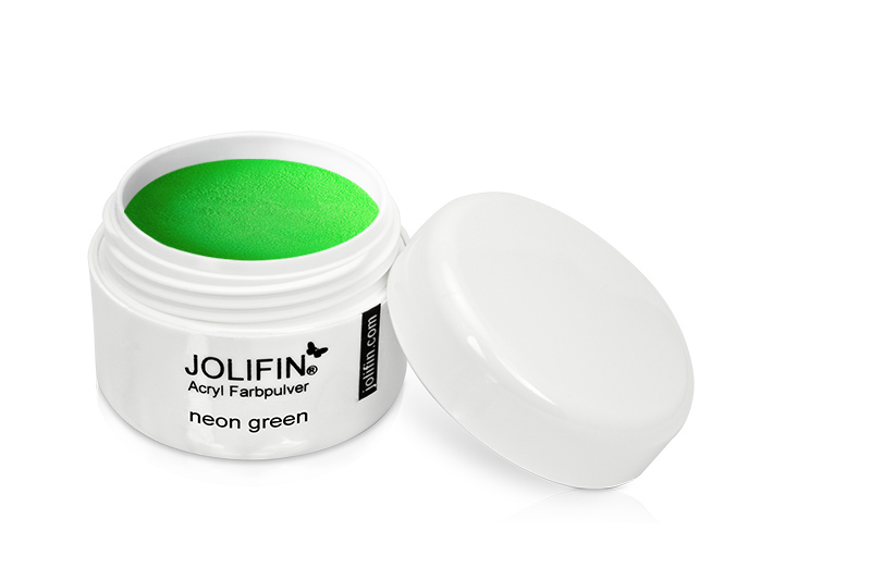 Jolifin Acryl Farbpulver - neon green 5g