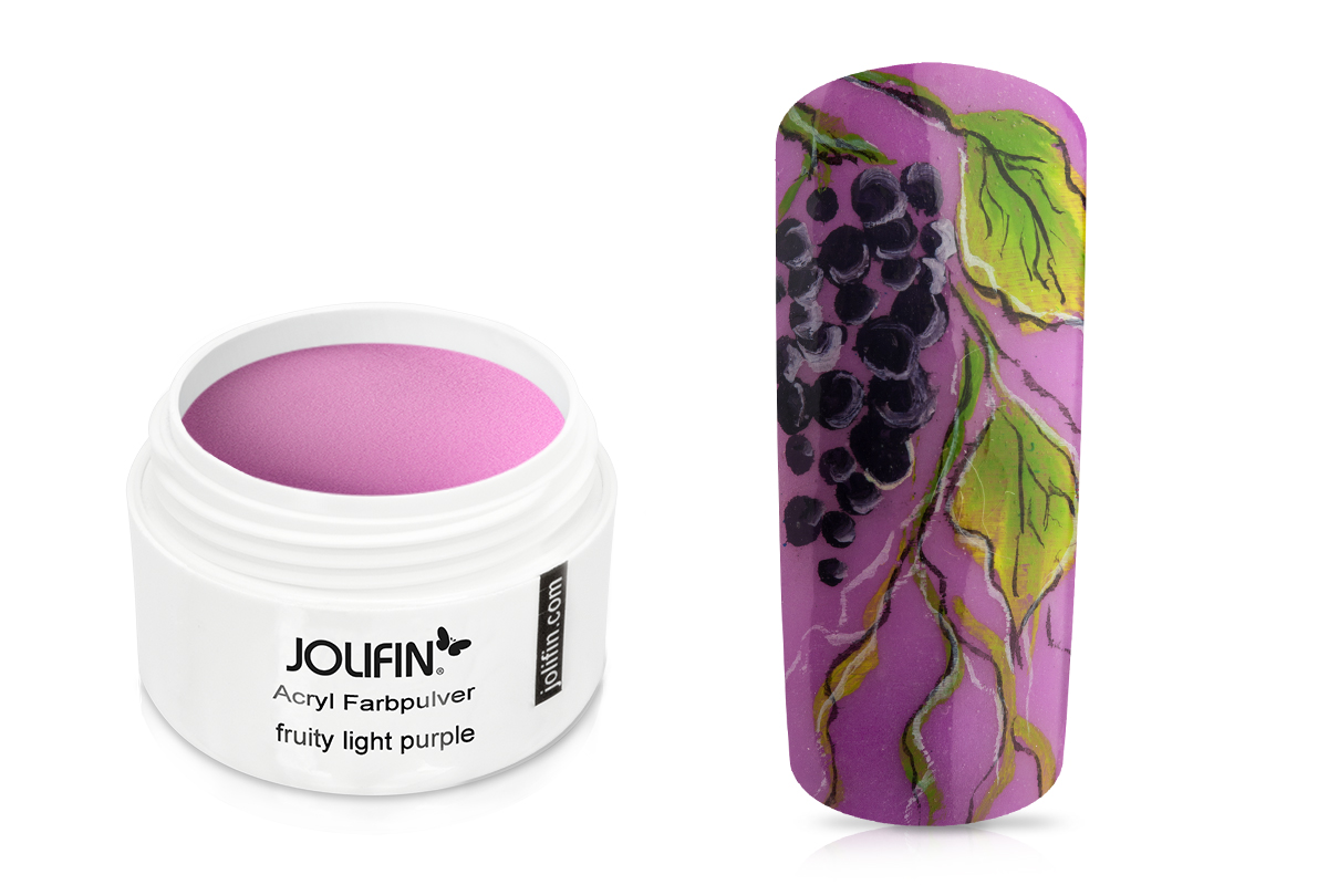 Jolifin Acryl Farbpulver - fruity light purple 5g