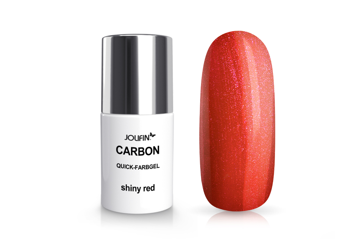 Jolifin Carbon Quick-Farbgel - shiny red 11ml