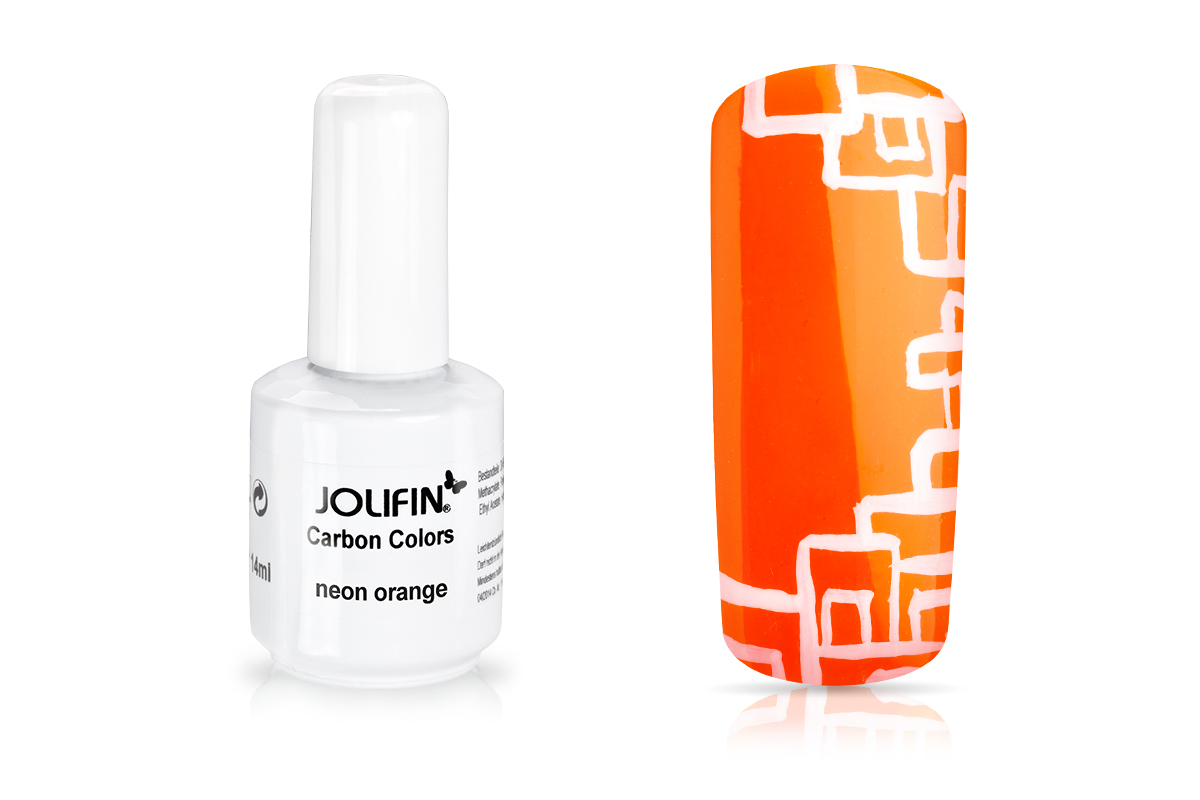 Jolifin Carbon Quick-Farbgel - neon orange 11ml