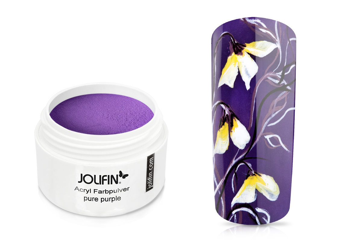 Jolifin Acryl Farbpulver - pure purple 5g