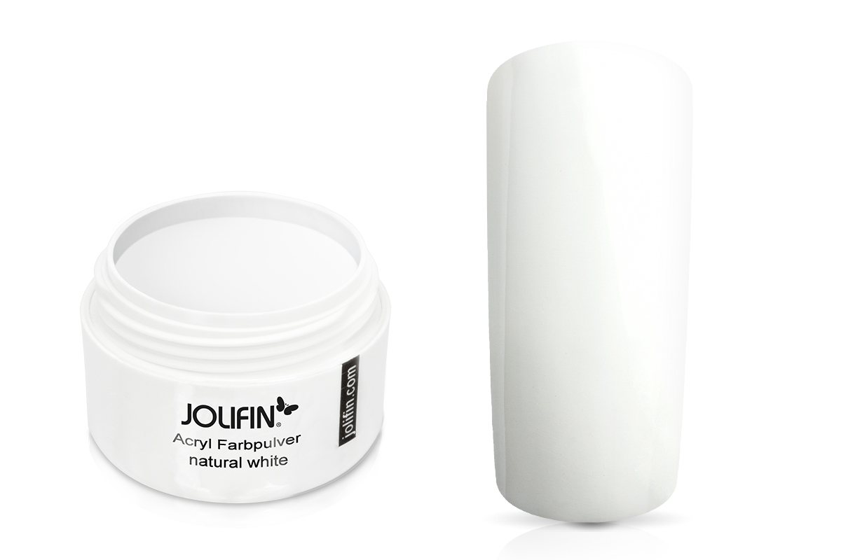 Jolifin Acryl Farbpulver - natural white 5g