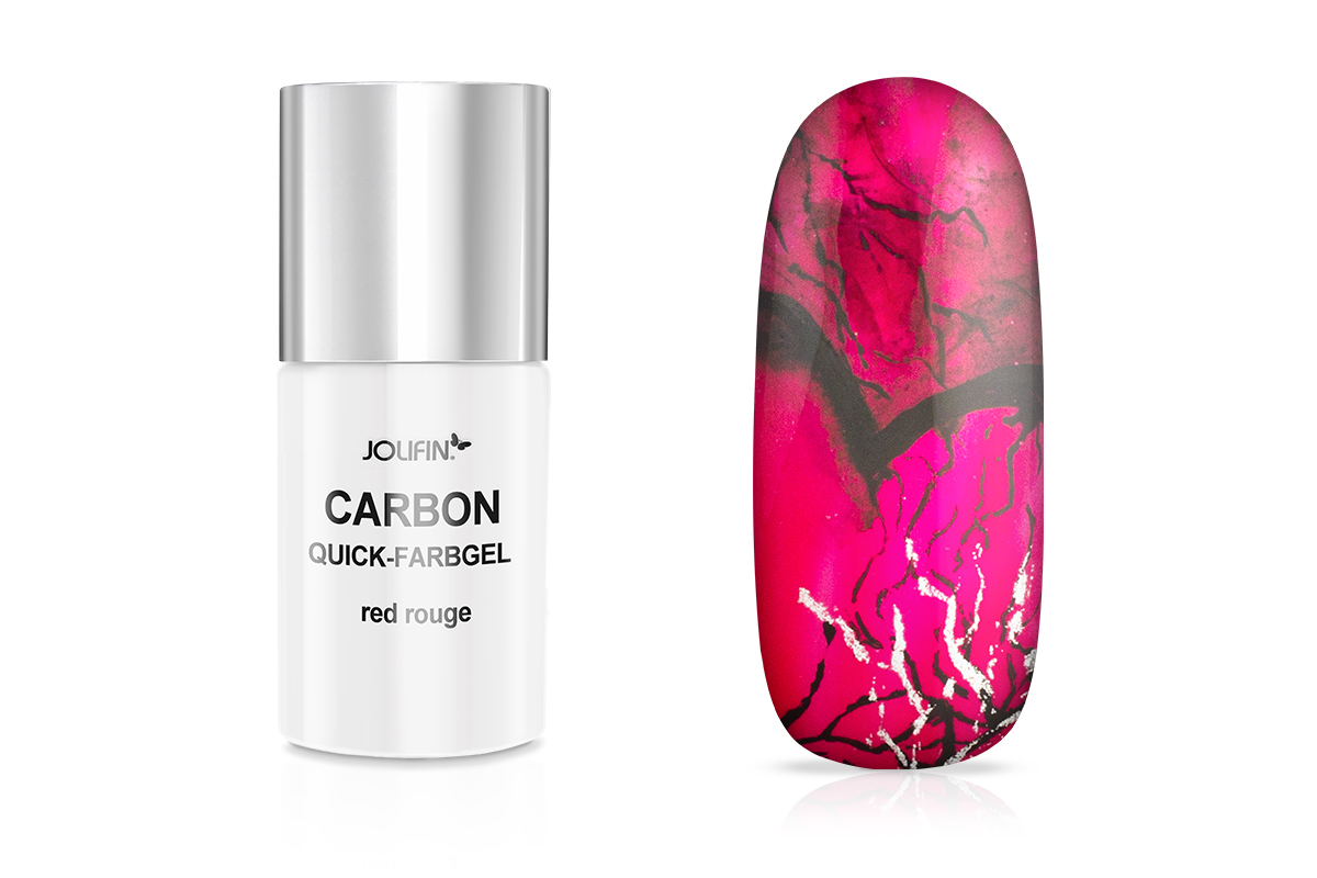 Jolifin Carbon Quick-Farbgel - red rouge 11ml