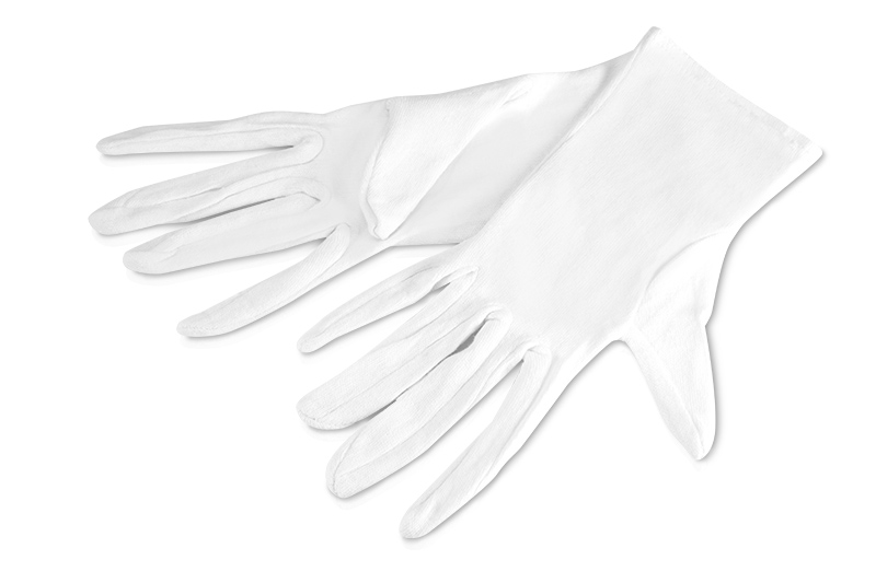 24 gants en coton de taille M