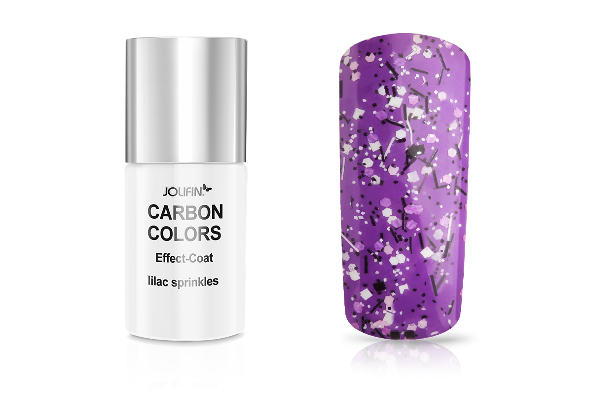 Jolifin Carbon Effect-Coat lilac sprinkles 11ml