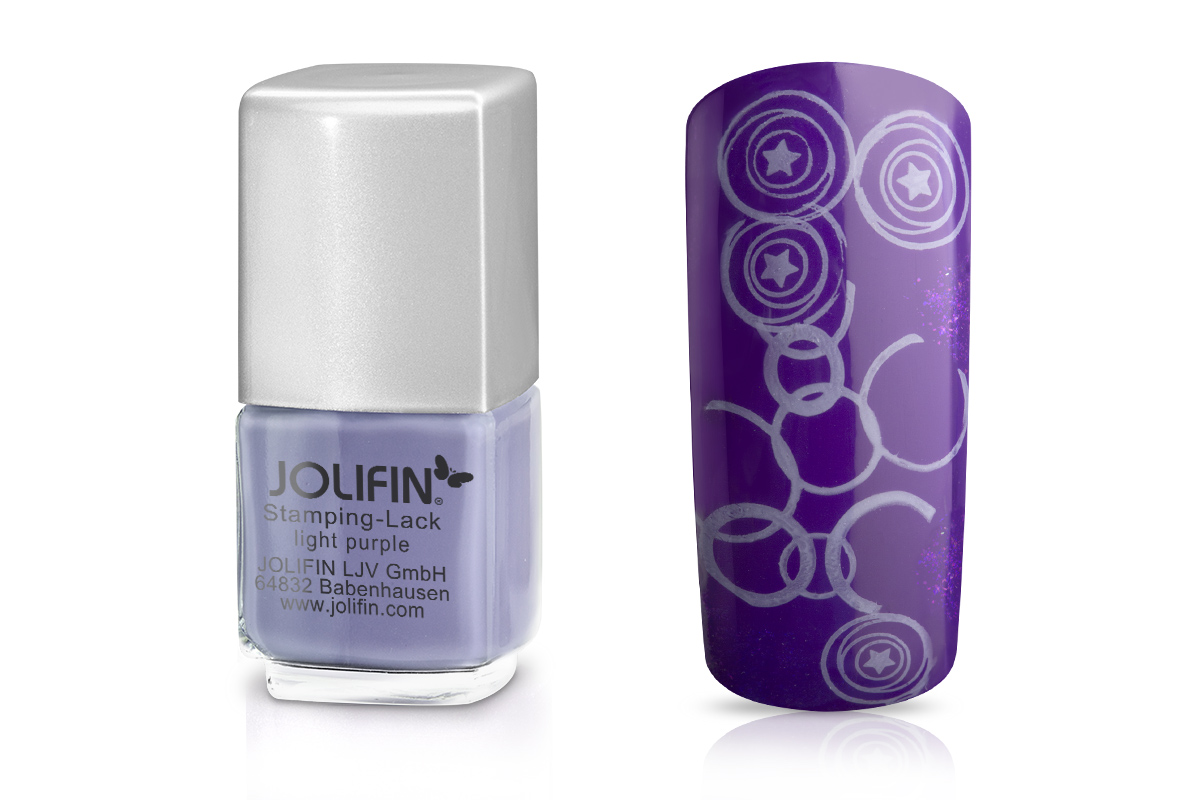 Jolifin Stamping-Lack - light purple 12ml