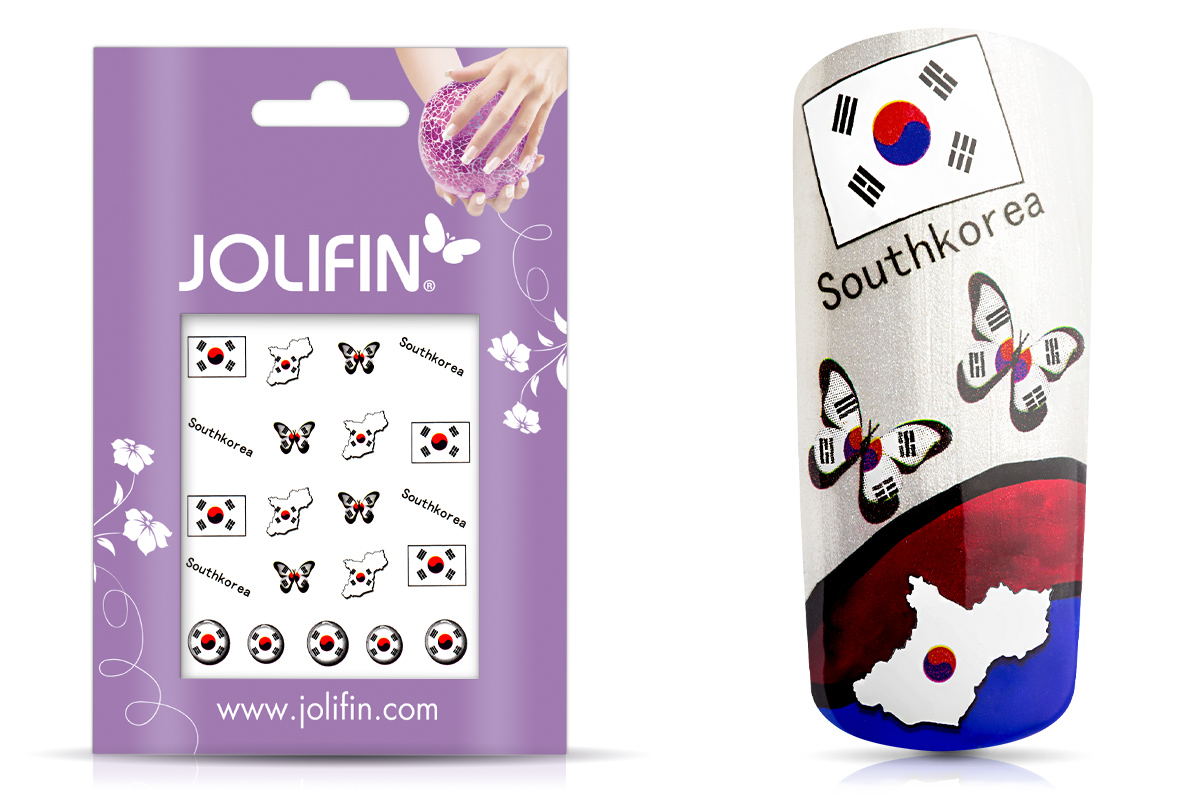 Jolifin Länder Tattoo - Southkorea
