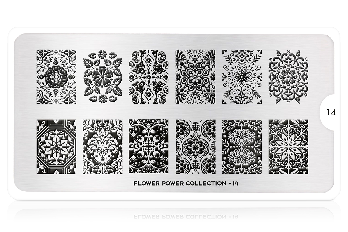 MoYou-London Schablone Flower Power Collection 14