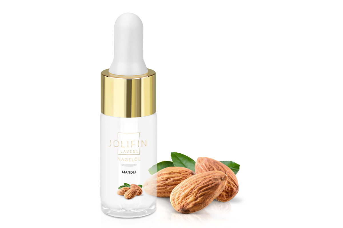 Jolifin LAVENI nail oil - almond 10ml
