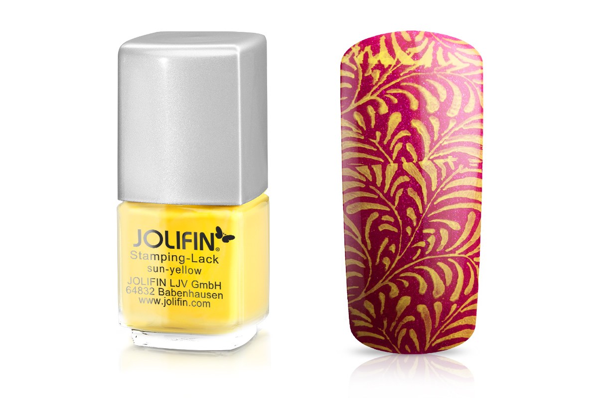 Jolifin Stamping-Lack - sun yellow 12ml