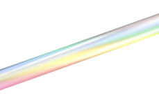 Jolifin LAVENI Pinstripes rainbow silver - 0,5mm