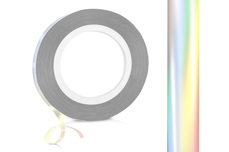 Jolifin LAVENI Pinstripes rainbow silver - 1mm