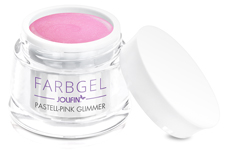 Jolifin Farbgel pastell-pink Glimmer 5ml