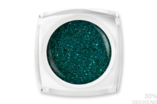 Jolifin LAVENI Farbgel - smaragd Glitter 5ml