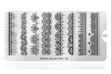 Collection de pochoirs au henné MoYou-London 03