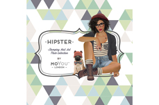 MoYou-London Schablone Hipster Collection 22