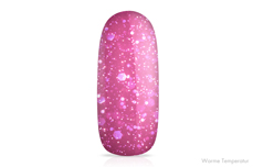 Jolifin LAVENI Shellac - Thermo purple-pink Glitter 12ml
