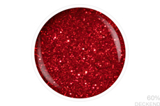 Jolifin LAVENI Shellac - red Glitter 12ml