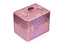 Jolifin Mobile Cosmetics Case - hologramme rose