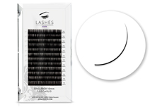 Jolifin Lashes - SingleBox 10mm - 1:1 C-Curl 0,15