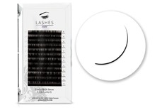 Jolifin Lashes - SingleBox 9mm - 1:1 D-Curl 0,15