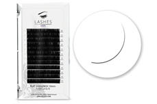 Jolifin Lashes - SingleBox Flat 10mm - 1:1 D-Curl 0,15