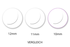 Jolifin Lashes - SingleBox 10mm - Volumen D-Curl 0,05