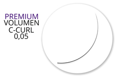 Jolifin Lashes - Premium MixBox - Volumen C-Curl 0,05