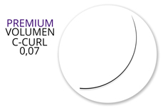 Jolifin Lashes - Premium MixBox - Volumen C-Curl 0,07