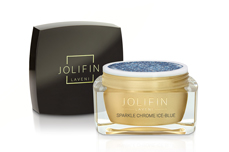 Jolifin LAVENI Farbgel - sparkle chrome ice-blue 5ml