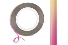 Jolifin Pinstripes FlipFlop pink & gold - 1mm