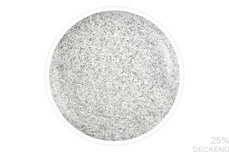 Jolifin LAVENI Shellac - silver-white Glitter 12ml