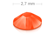 Swarovski Strasssteine - Neon Orange - 2,7mm