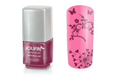 Jolifin Stamping Lacquer - delicious red 12ml