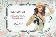 MoYou-London Schablone Explorer Collection 34