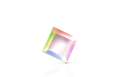 Jolifin LAVENI Strass-Diamond - small square irisierend