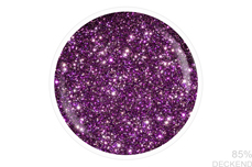 Jolifin LAVENI Shellac - purple Glitter 12ml