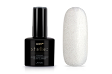 Jolifin LAVENI Shellac - Top-Coat without sweat layer silver mica 12ml 