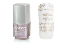 Jolifin Stamping-Lack - hologramm nude 12ml
