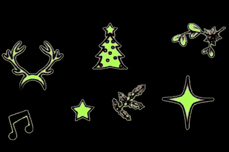 Jolifin Christmas Sticker - Nightshine Nr. 2