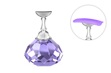 Jolifin Nail Art Tiphalter - Diamond purple