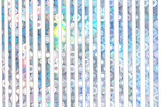 Jolifin Hologramm Sticker - Stripes silver Galaxy