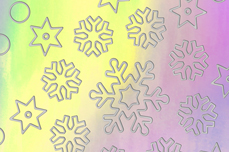 Jolifin Aurora Sticker - Snowflakes diamond