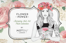 MoYou-London Schablone Flower Power Collection 03