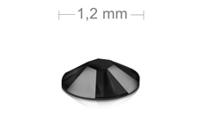 Jolifin LAVENI Strasssteine 480 Stück - black 1,2mm