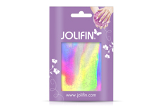 Jolifin Aurora Sticker - Butterfly silver rainbow