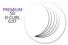 Premium MixBox - 5D Lash Fan D-Curl 0,07