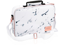 Jolifin LAVENI mobile cosmetic bag - marble white