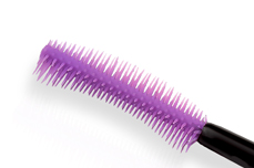 Jolifin Lashes - Silicone brushes purple curved - 50 pieces 