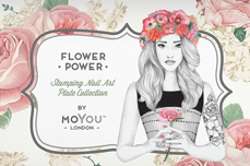 MoYou-London Schablone Flower Power Collection 05